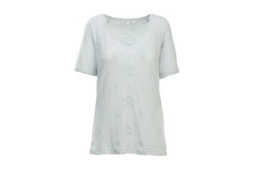 Image of Woolrich Women's Bell Canyon T-Shirt, Aqua Ice, M 7059-AQI-AQUAICE-M-DEMO