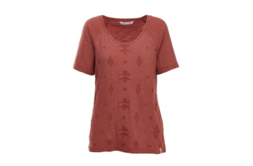 Image of Woolrich Women's Bell Canyon T-Shirt, Baked Clay, M 7059-BKL-BAKEDCLAY-M-DEMO
