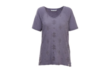 Image of Woolrich Women's Bell Canyon T-Shirt, Violet Indigo, M 7059-VID-VIOLETINDIGO-M-DEMO