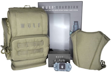 Image of Wulf Optics Guardian Binocular Harness w/Quick Detach Thermal System, Tan, WU6502