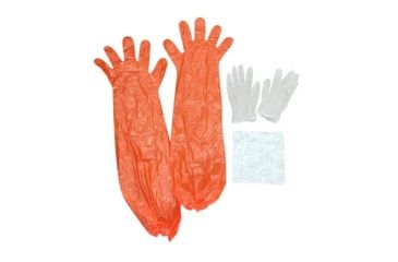 Image of X-Stand Dirty Job Glove Kit, Orange, Pack of 4, XAAH405-4