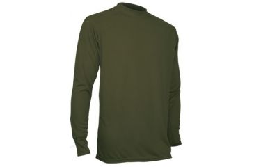 Image of XGO Mens Phase 1 Performance Long Sleeve Crew, OD Green, L 1G11A-L-39