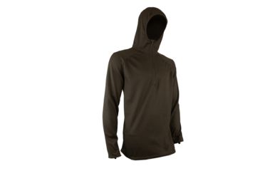Image of XGO Mens Phase 2 Performance Zip Hoodie, Black, Medium, 2GB11DHQ-M-060