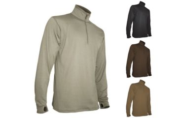 Image of XGO Mens Phase 4 Flame Retardant Zip-Mock with Thumbhole Cuff