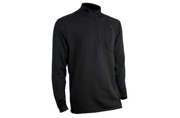 Image of XGO Mens Phase 4 Outdoor Water Resistant Zip Mock, Black, 2XL 4P-O11D-2XL-60