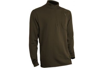 Image of XGO Mens Phase 4 Outdoor Water Resistant Zip Mock, Coyote, 2XL 4P-O11D-2XL-79