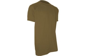 Image of XGO Montana Wool 1.0 Short Sleeve Crew, Tan 499, Small, 1XW16M-S-499