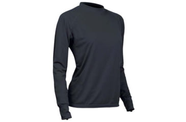 Image of XGO Phase 1 Womens Long Sleeve Crew, Black, Medium, 1G31AQ-M-60