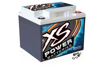 Image of XS Power D1200 AGM Deep Cycle 12 Volt Battery - 2600A, 725CA, 44Ah, 1500/3000W, White D1200