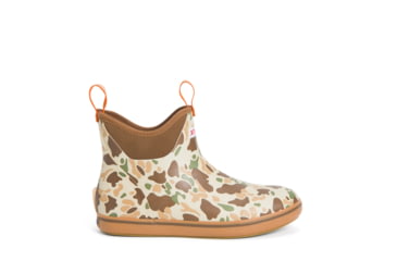 Image of Xtratuf 6 in Ankle Deck Boot - Mens, Basic Duck Camo/Indian Tan/Bison, 7, XMAB-DCAM-CAM-070