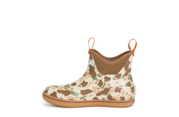 Image of Xtratuf 6 in Ankle Deck Boot - Mens, Basic Duck Camo/Indian Tan/Bison, 7, XMAB-DCAM-CAM-070