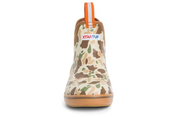 Image of Xtratuf 6 in Ankle Deck Boot - Mens, Basic Duck Camo/Indian Tan/Bison, 7, XMAB-DCAM-CAM-070