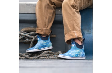 Image of Xtratuf 6 in Ankle Deck Boot - Mens, Mossy Oak Coastal Inshore, 10, XMAB-MOC-CAM-100