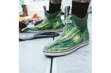 Image of Xtratuf 6 in Camo Print Ankle Deck Boot - Mens, Realtree Fishing, 14, XMAB-RTF-CAM-140