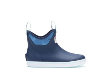 Image of Xtratuf 6 in Salmon Sisters Ankle Deck Boots - Women's, Blue, 6, 22590-BLU-060