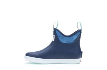 Image of Xtratuf 6 in Salmon Sisters Ankle Deck Boots - Women's, Blue, 6, 22590-BLU-060