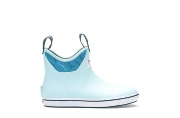 Image of Xtratuf 6 in Salmon Sisters Ankle Deck Boots - Women's, Light Blue, 10, 22592-BLU-100