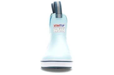 Image of Xtratuf 6 in Salmon Sisters Ankle Deck Boots - Women's, Light Blue, 10, 22592-BLU-100