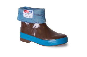 Image of Xtratuf 8 in Kids Salmon Sisters Legacy - Kids, Chocolate/Blue, 10, 26681-BRN-090