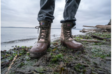 Image of Xtratuf 8in Insulated Legacy Lace Boot - Mens, Burnt Oliver/Choc. Brown/Duck Camo, 10, LLM8-DCAM-CAM-100