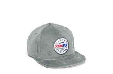 Image of Xtratuf Corduroy Flat Brim Hat - Unisex, Gray, One Size, XAC-101-GRY-OS