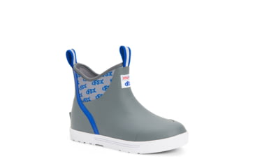 Image of Xtratuf LFS Wheelhouse 6 in Ankle Deck Boot - Mens, Gray, 9, XMW-LFS-GRY-090