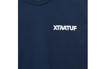 Image of Xtratuf Long Sleeve Rugged &amp; Real Tee - Mens, White/Navy, Extra Large, XALS-2RR-NVY-XLG