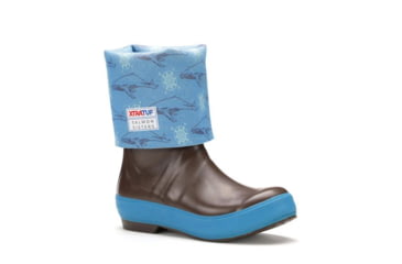 Image of Xtratuf Salmon Sisters Legacy Whale Print - Womens, Chocolate/Blue, 5, 25512-BRN-050