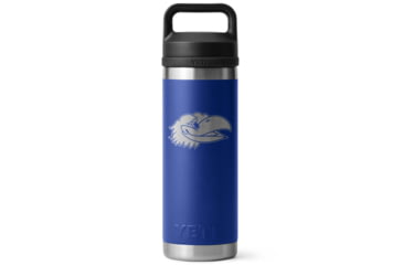 Image of Yeti Rambler 18 oz Water Bottle with Chug Cap - NCAA Kansas, Team Blue, 28100006756