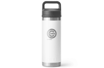 Image of Yeti Rambler 18 oz Water Bottle with Chug Cap -MLB Chicago Cubs, White, 28100006860