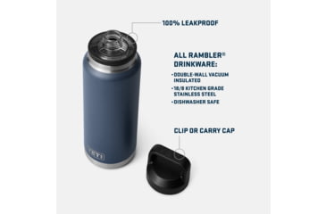 Image of Yeti Rambler 36 oz Bottle with Chug Cap, Lowcountry Peach, 21071505460