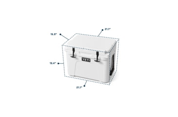Image of Yeti Tundra 35 Hard Cooler, Big Wave Blue, 35 Quart, 10035400000