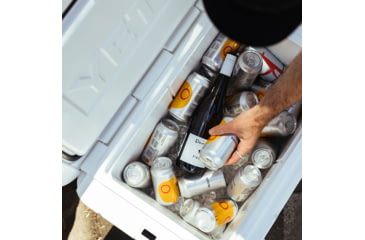 Image of Yeti Tundra 35 Hard Cooler, Big Wave Blue, 35 Quart, 10035400000