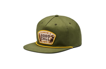 Image of Yeti Good Call Flat Brim Rope Hat Dark