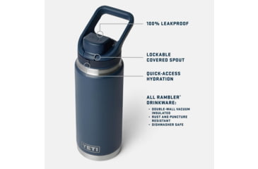 Image of Yeti Rambler 26 oz Water Bottle w/Chug Cap