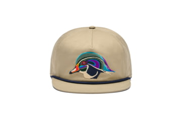 Image of Yeti Wood Duck Flat Brim Rope Hat