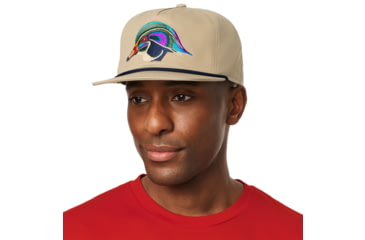 Image of Yeti Wood Duck Flat Brim Rope Hat