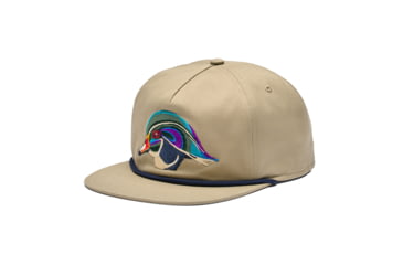 Image of Yeti Wood Duck Flat Brim Rope Hat