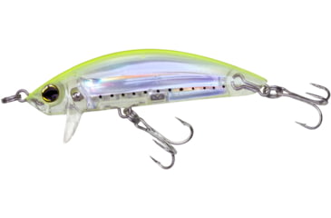 Image of Yo-Zuri 3D Inshore Surface Minnow, Floating 7/16oz 3-1/2in 1/2 Ft #6 Hooks Chartreuse, R1215GHCS