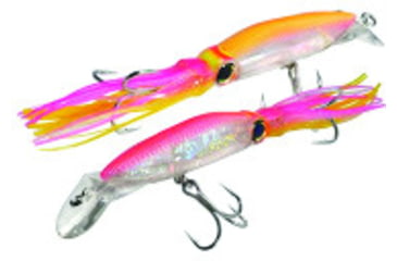 Image of Yo-Zuri 3D Squirt Hardbait Squid, 7 1/2in, 1 1/2 oz Squid Tail, Hot Pink, Floating, R1166CPHP