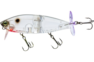 Image of Yo-Zuri 3DB Wake Prop Floating Lure, 105mm, 4-1/8in, Clear Shad, R1476 TMSH