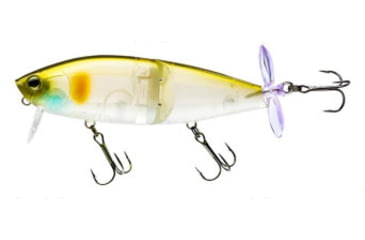 Image of Yo-Zuri 3DB Wake Prop Floating Lure, 85mm, 3-3/8in, Ghost AYU, R1475 GSAY