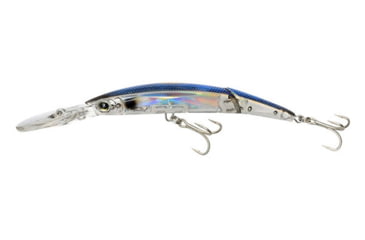 Image of Yo-Zuri Crystal 3D Minnow Deep Diver Jointed Luge, 130mm, Silver/Blue, F1155 B