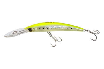Image of Yo-Zuri Crystal 3D Minnow Deep Diver Luge, 130mm, Chartreuse, F1153 GHCS