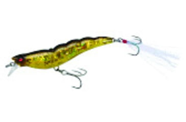 Image of Yo-Zuri Crystal 3D Shrimp Mylar Tinsel Tail, 3 1/2in, 7/16 oz Olive, Sinking, R1162HOV