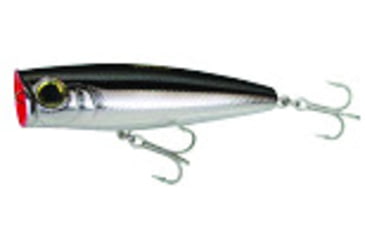 Image of Yo-Zuri Hydro Popper, 3 1/2in, 7/8 oz, Black Silver, Floating, R1151CSBL