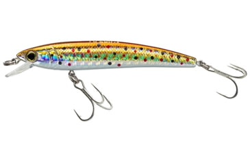 Image of Yo-Zuri Pins Minnow Floating Lure, 90mm, Brown Trout, F1163 BWTR