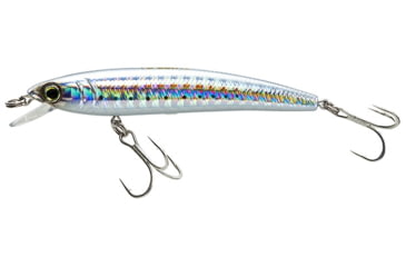 Image of Yo-Zuri Pins Minnow Floating Lure, 90mm, Holographic Silver Minnow, F1163 HSR