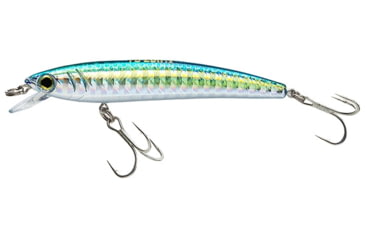 Image of Yo-Zuri Pins Minnow Sinking Lure, 70mm, Green/Gold, F1165 M176