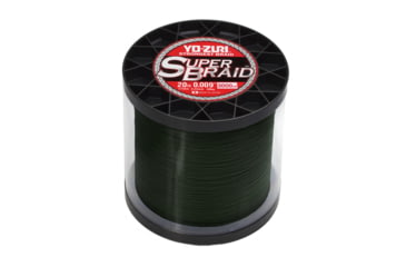 Image of Yo-Zuri SuperBraid Braided Line, 20lb Test, 3000yd Green, Spool, YZSB20LBDG3000YD